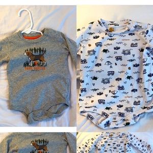 Carhartt Bundle Long Sleeve Bodysuits 9 months